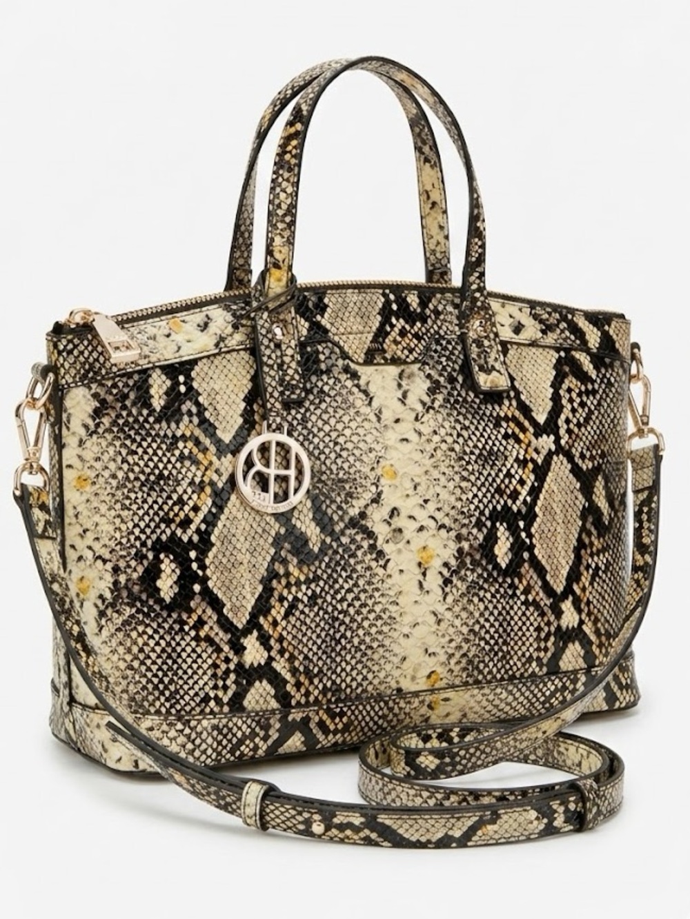 Henri Bendel Python Embossed Satchel ULTRA-RARE COLLECTOR'S Like New